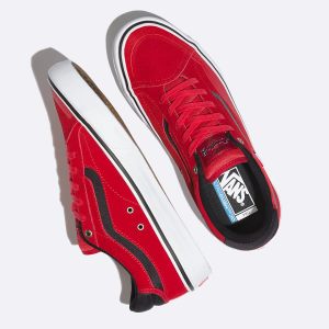 Vans Erkek Spor Ayakkabı TNT Advanced Prototype Kırmızı/Beyaz Outlet | 37708-336